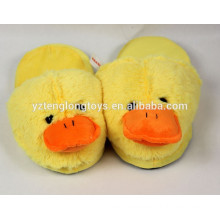 cheap wholesale Plush indoor animal duck slippers